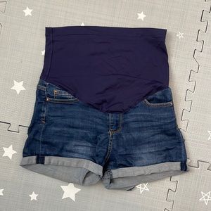 PinkBlush - Maternity Denim Shorts